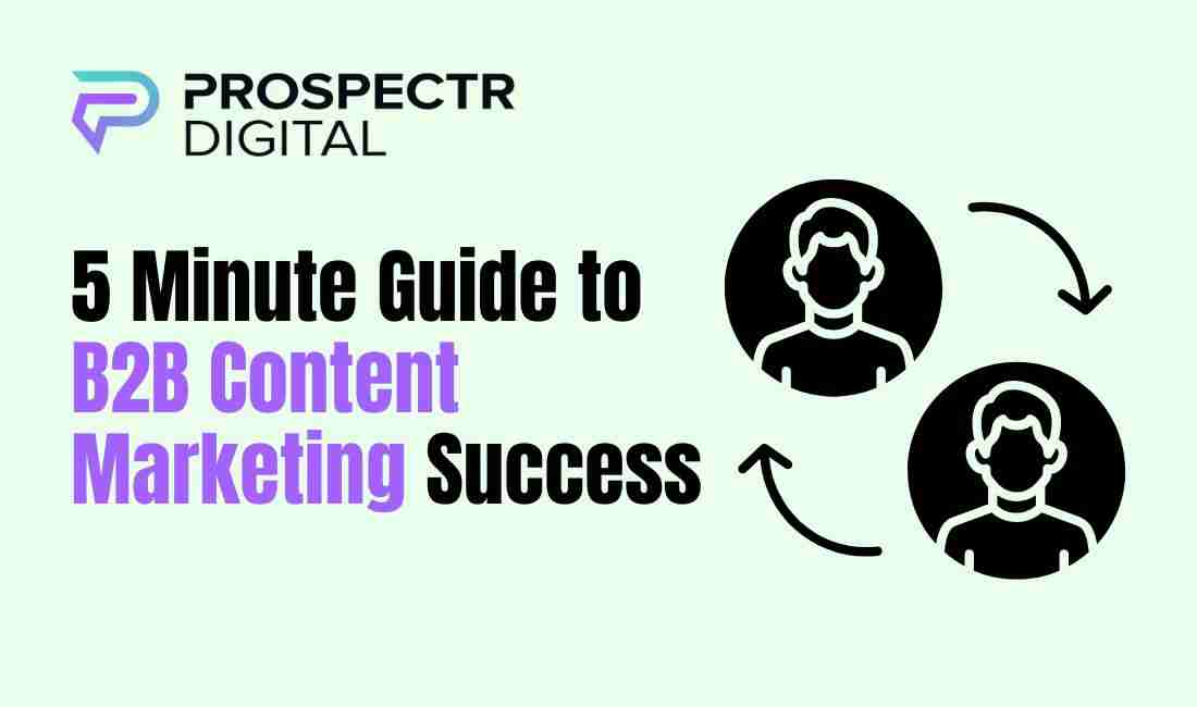 5 Minute Guide to B2B Content Marketing Success