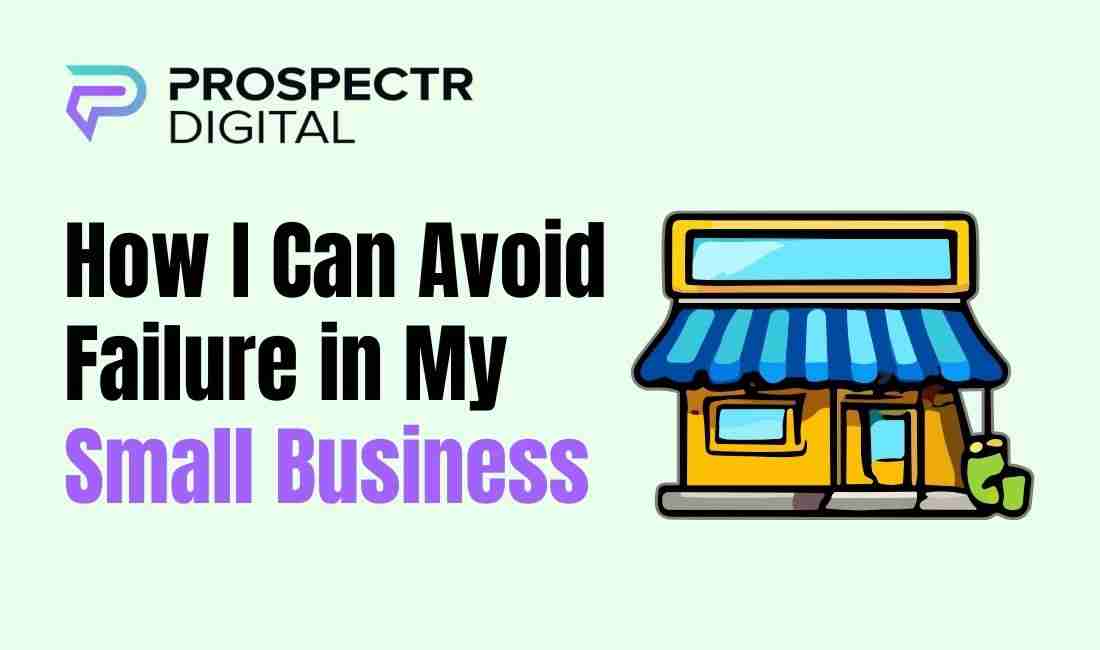 How I Can Avoid Failure in My Small Business: A...