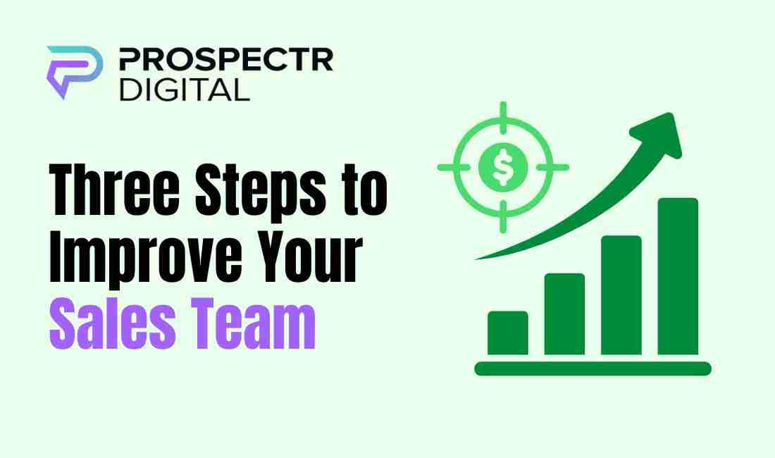 Three Steps to Improve Your Sales Team